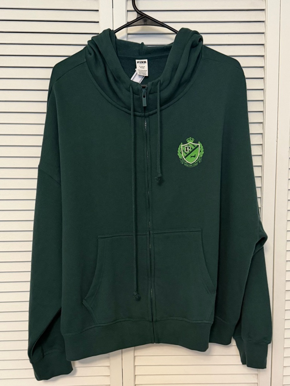 VS PINK Campus Full Zip Hoodie